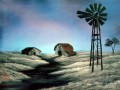 le moulin à vent Style de Bob Ross